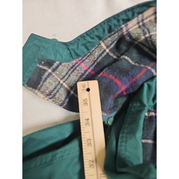 Eddie Bauer Mountain Parka Sz XL Wool Lined Hooded Coat Jacket Hunter Green Vtg - Picture 3 of 11